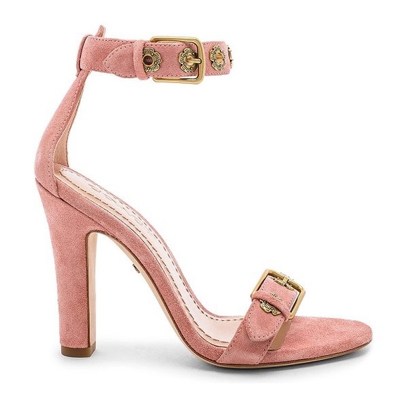 blush dress sandals